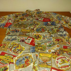Reyn Spooner Hawaiian Vtg-.LG Cotton Shirt